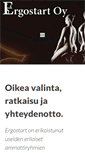 Mobile Screenshot of ergostart.fi